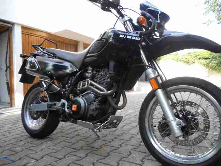 Motorrad Mz 660E Baghira Black Panther