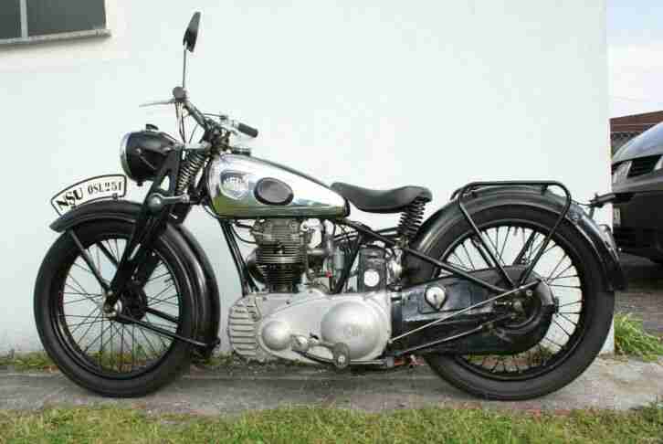Motorrad NSU 251 OSL Baujahr 1938 Vorkrieg
