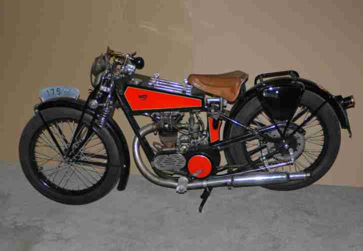 Motorrad Oldtimer, GAZZI 175 ccm, Milano,