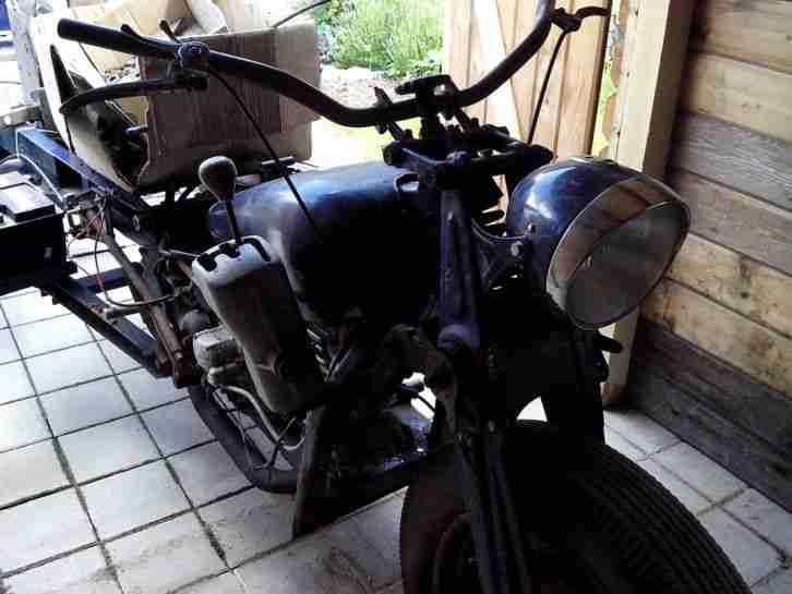 Motorrad (Oldtimer) Moto-Guzzi-Ercole,