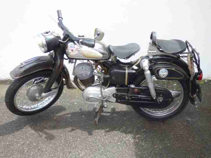 Motorrad Oldtimer NSU-Pretis-Max 175ccm-Originalzustand-Fahrbereit Baujahr 1963