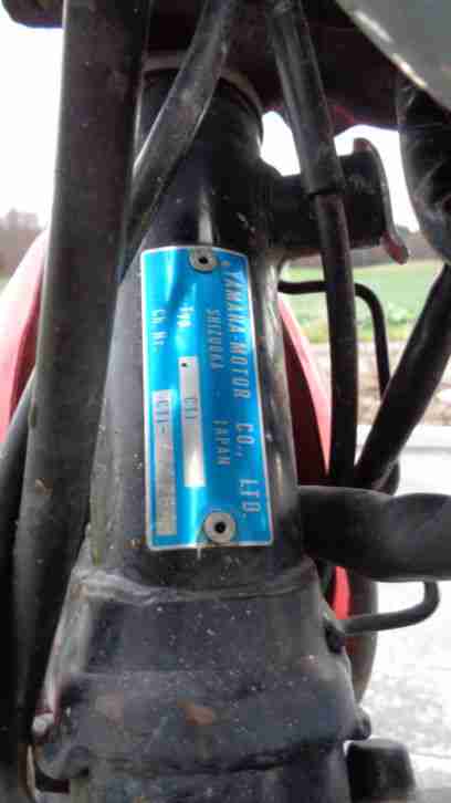 Motorrad Oltimer Yamaha 175 Trail Originalzustand Jg. 1975 mit CH Papier