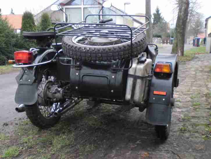 Motorrad Ural 750 Bj. 2002, zuschaltbarer Seitenwagenantrieb