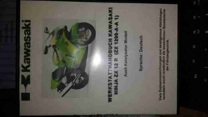 Motorrad Werkstatthandbuch ZX 12 R