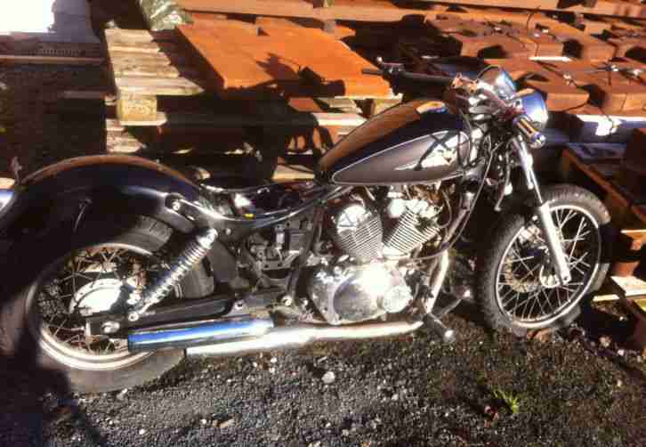 Motorrad Yamaha Virago 125er Chopper gebraucht für Bastler