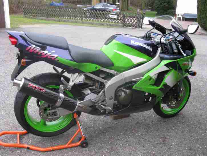 Motorrad ZX6R Bj.1999 1 vorb.110PS 43.000 tüv 8 17 top Zustand, Micron carbon