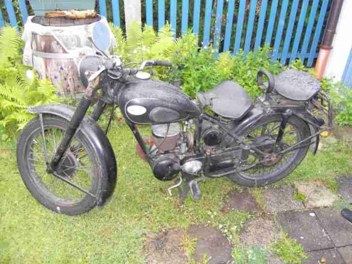Motorrad Zündapp NORMA 200, Baujahr 1953, Oldtimer
