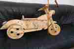 Motorrad aus Holz Deko