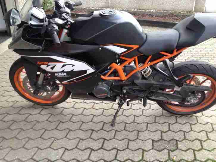 Motorrad ktm rc 125 Fast Neu mit Werksgarantie....neuer Motor mit 0 KM!!!!!!!