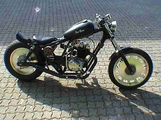 Motorrad mit Hand Gang Schaltung Fuß Kupplung !!