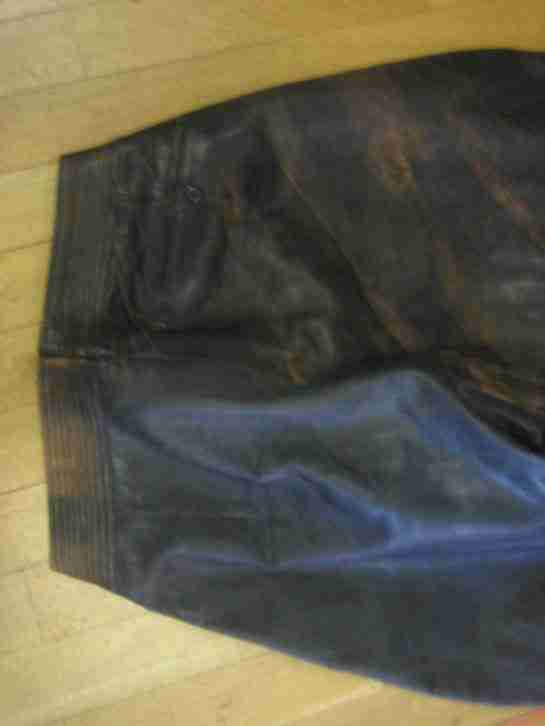 Motorradhose Leder ca. 1920, Größe 48 top Zustand