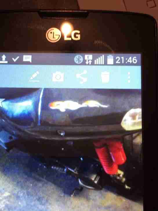 Motorroller 50ccm Schwarz Marke Longjia Gebraucht