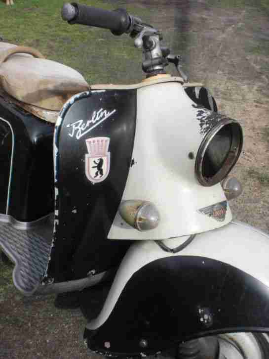 Motorroller Berlin SR 59 Berliner Roller zum Restaurieren mit Teilepaket