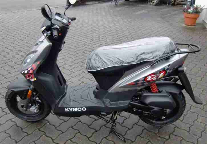Motorroller DJ 50ccm Kymco Agility schwarz-silber NEU