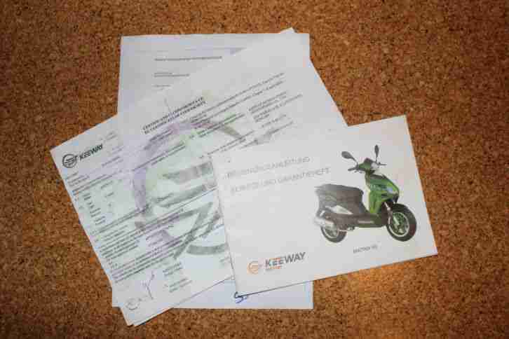 Motorroller Mofa Roller Scooter KEEWAY MATRIX von 2006 aus 1. Hand