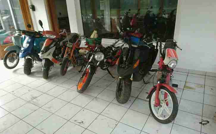 Motorroller, Mopeds, Mofa, 7 Stück, Simson, Garelli