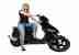 Motorroller Motoworx Forza 50 ccm 45 km h schwarz