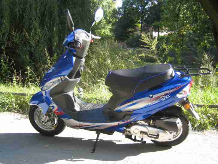 Motorroller "Racer" 49ccm von RollerFoxx neu, Garantie, Alarmanlage, Fernstart