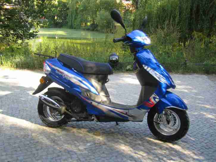 Motorroller "Racer" 49ccm von RollerFoxx neu, Garantie, Alarmanlage, Fernstart
