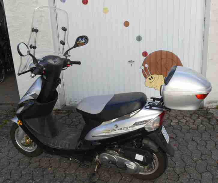 Motorroller Rex RS 450, 50ccm, 3,1PS, 3500km, Topcase, Windschutz, versichert