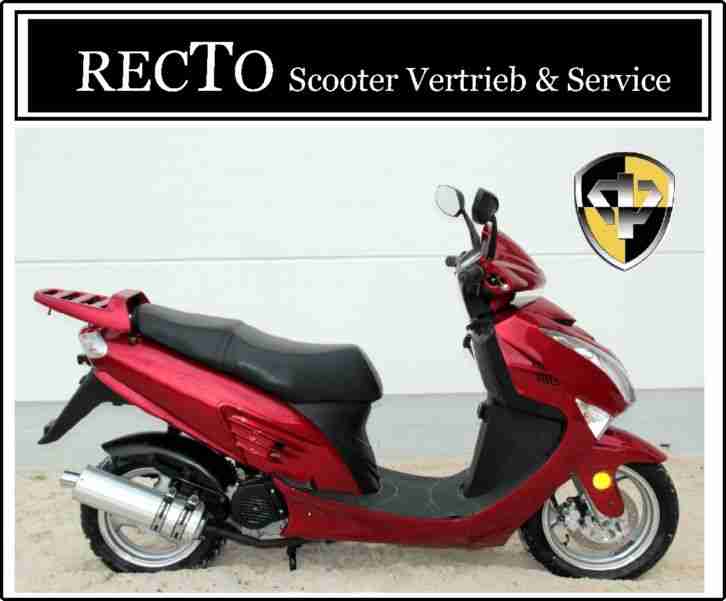 Motorroller ZNEN ZN 50 QT-8 FALCON 7 SCOOTER 25 km/h MOFA Mockick 45 km/h