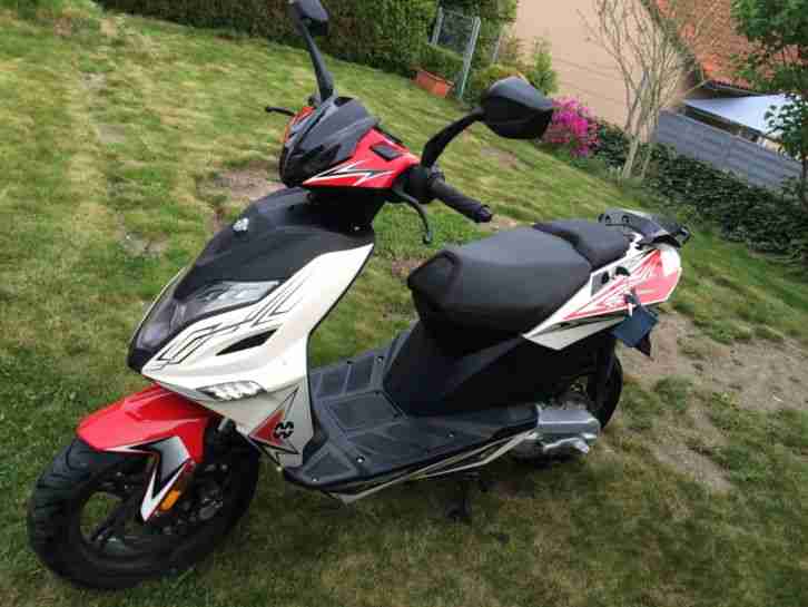 Motorwell (Crogen Sport Red) 2-Takt 50ccm Roller 25 km/h neue Werkstattprüfung