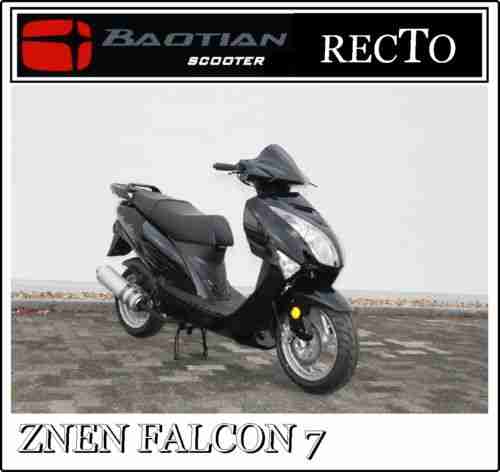 NEUer ROLLER ZNEN ZN 50 QT-8 FALCON 7 SCOOTER 25 km/h MOFA EC45 km/h bis 65 km/h