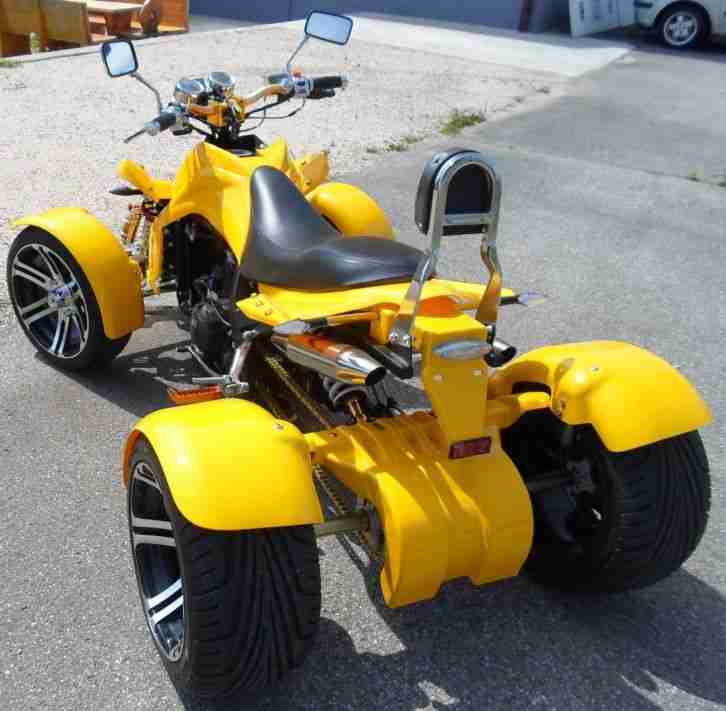 NEW Quad/ATV SPY Racing 350ccm 120Km/h 6 Gang Alarmanlage Neues Modell gelb