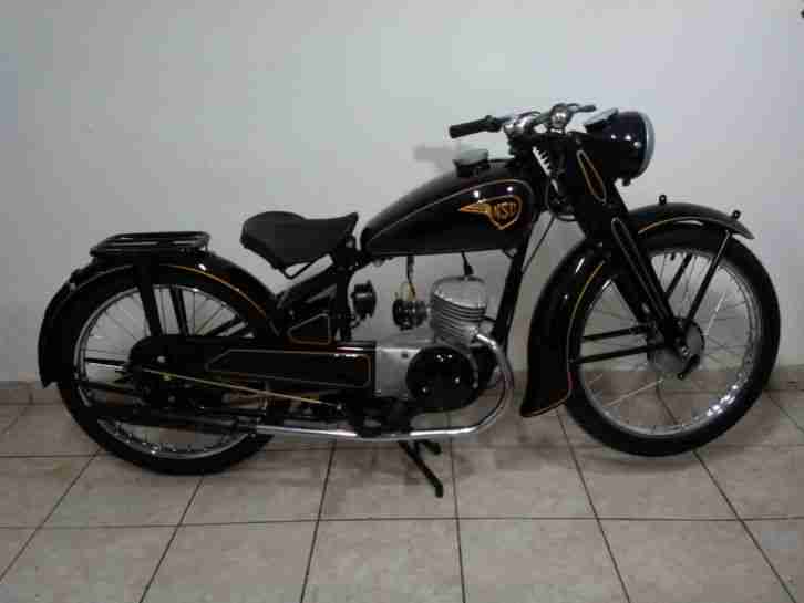 NSU 125 ZDB 1938 oldtimer klassiker motorrad komplett restauriert .Rarität.