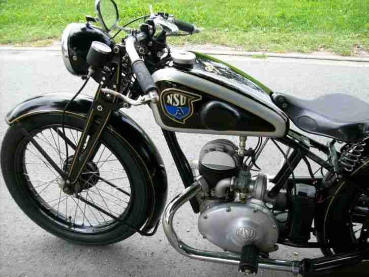 NSU / D-RAD 201 ZDB "PONY" aus dem 3.Reich vor WK2 WKII Oldtimer Motorrad