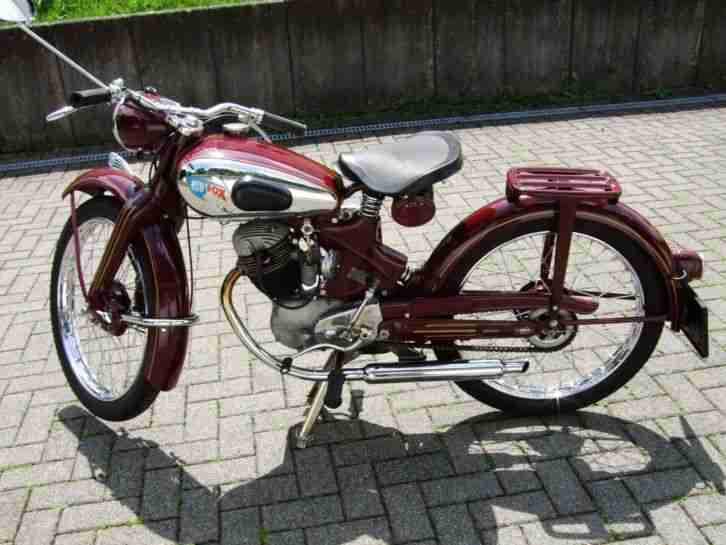 NSU FOX 98 ccm Bauj.1951, 4- Gang, 4-Takt, aufwändig restauriert, TOP. Oldtimer