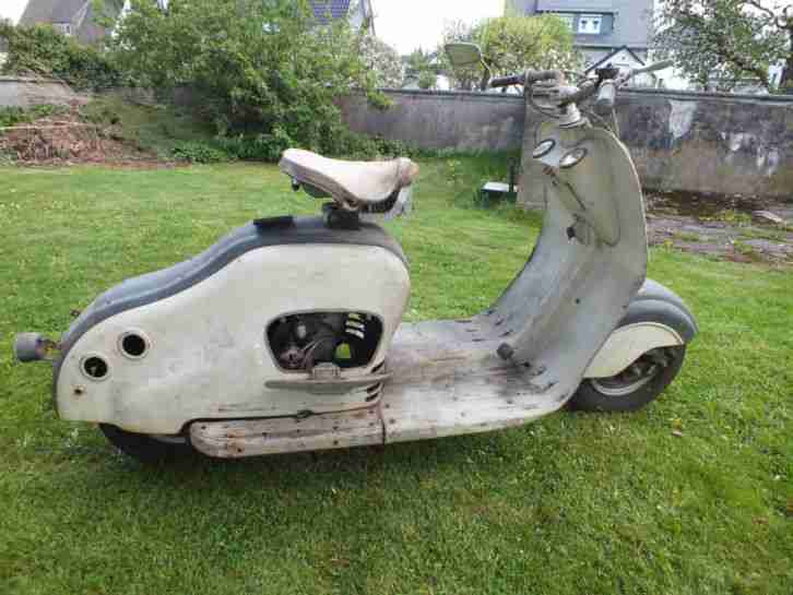 NSU Lambretta 125 von 1953 zum Restaurieren