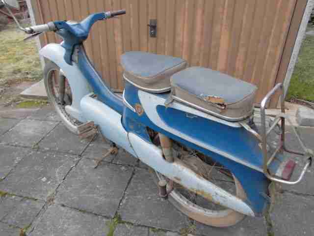 NSU Quickly T, 3 Gang-Motor, Originallack--unverbastelter Zustand, Bauj. 1960