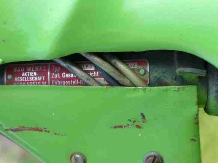 NSU Quickly T von 1959, seltener 1-Sitzer Betriebserlaubnis vorh. guter Zustand