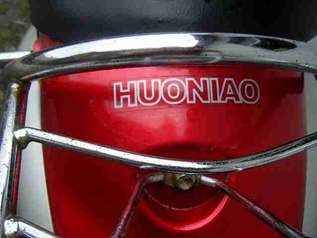 NUR 1 TAG : NOSTALGIE MOTORROLLER - HUONIAO - HN50QT-5 - KNALLROT