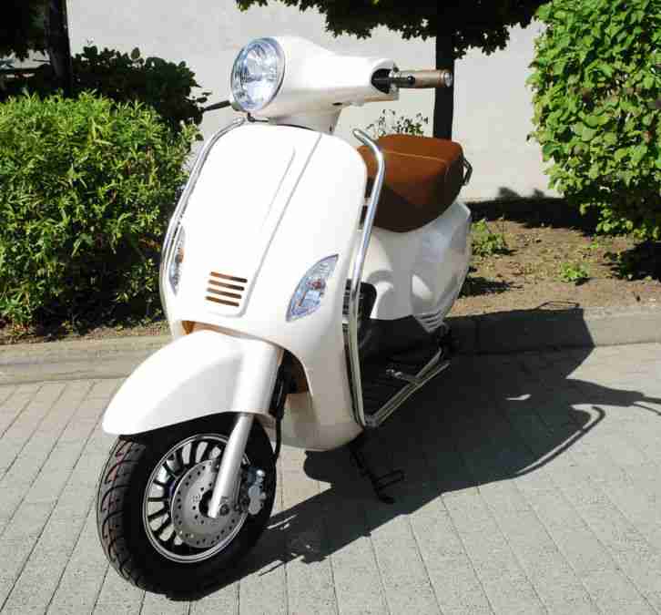 Neu Retro Motorroller Style Scooter 125 ccm Roller Moped Cruiser