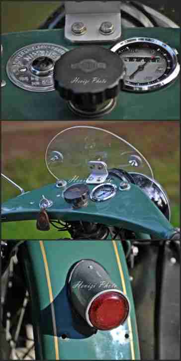 Nimbus 750 Luksus, seltene Vorkriegsmaschine mit Handschaltung, Bj. 1937