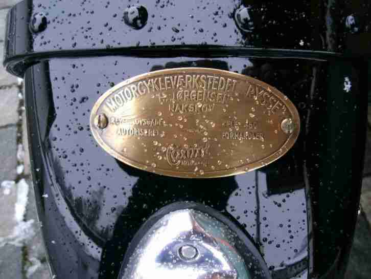 Nimbus Gespann aus dem Jahre 1934 mit Handschaltung