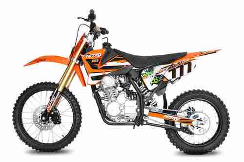 Nitro Hurrican 250cc 19/16 Dirtbike Motocross X-Bike Pitbike Crossbike