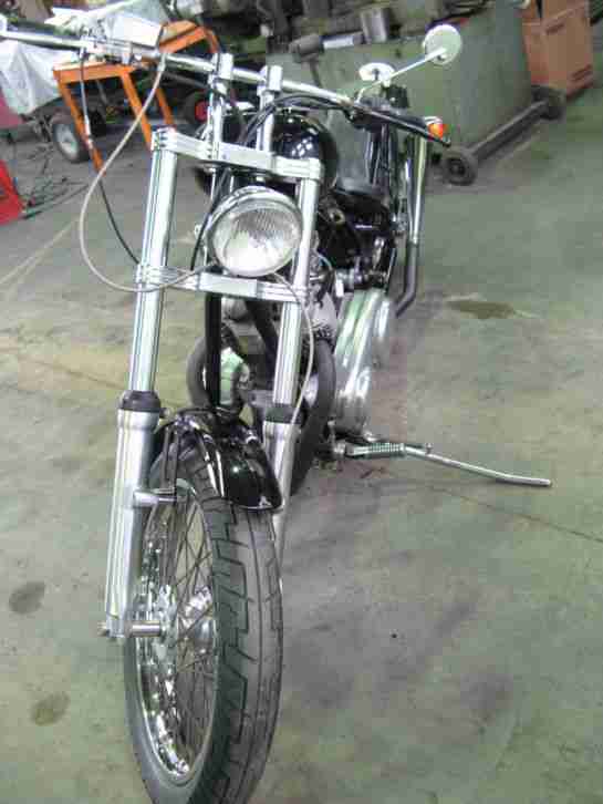 Norton Chopper , Star Twin Chopper mit 850er Norton Motor