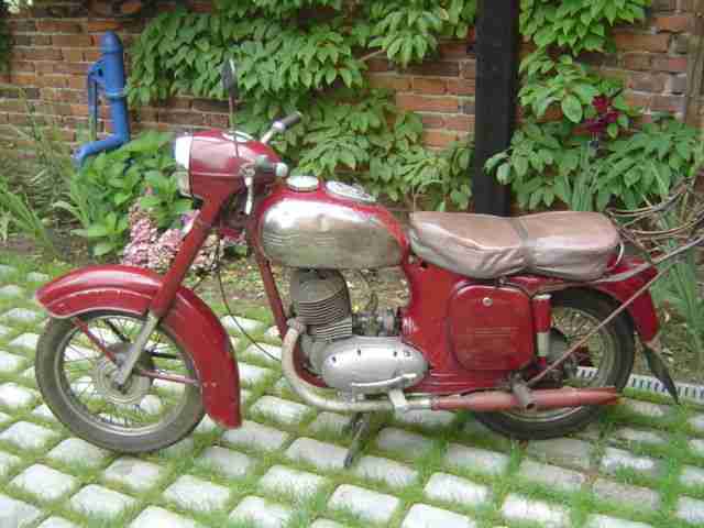 ORIG. ZUSTAND - JAWA CZ 175, 1957, OHNE PAPIEREN ZUR RENOVIERUNG