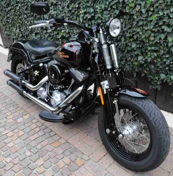 "Old-Style pur" Harley-Davidson FLSTSB Softail Cross Bones Umbau 2009