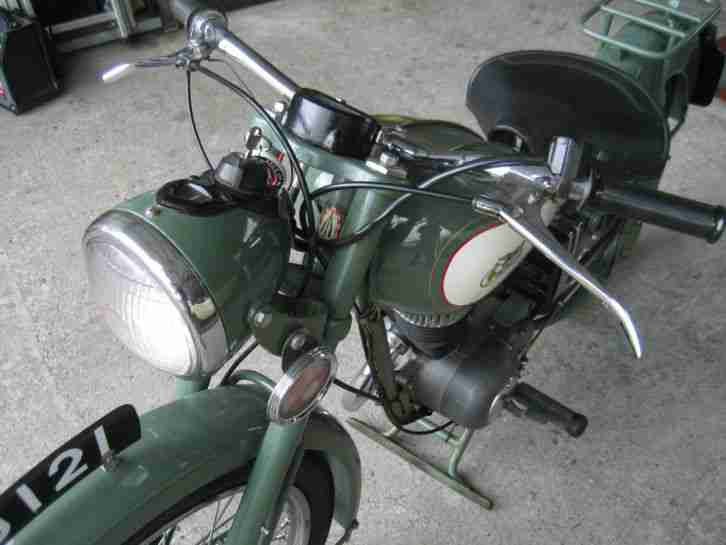 Oldtimer BSA Bantam 125 ccm - perfekter Zustand! Bj 1957