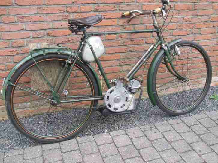 Oldtimer Fahrrad mit Hilfsmotor Ducati Cucciolo Rocher Vintage Veteran 4-Takt