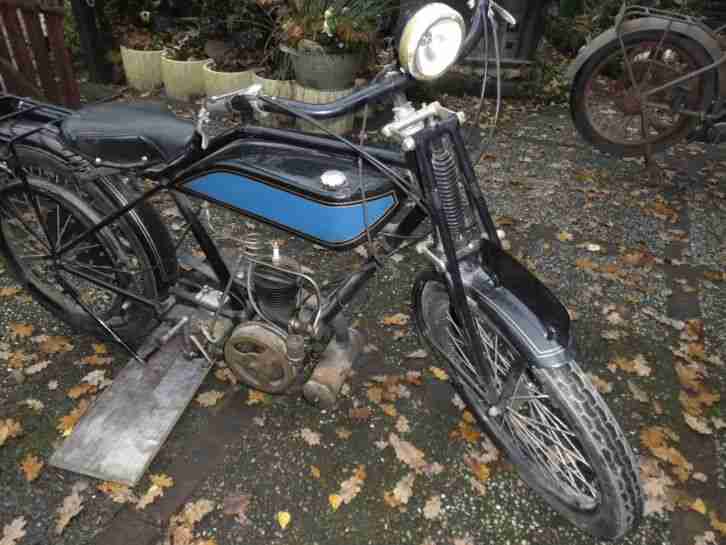 Oldtimer Monet Goyon z !47ccm mit Stecktank vor Bj.1930
