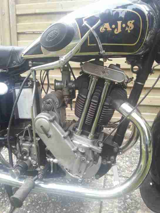 Oldtimer Motorrad AJS, Bj. 1931, 500 ccm, British motorcycle, einsatzbereit