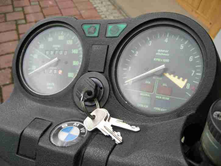 Oldtimer Motorrad BMW R 65 Boxer, unfallfrei Bj. 1980, mit 2 Koffern, TÜV neu