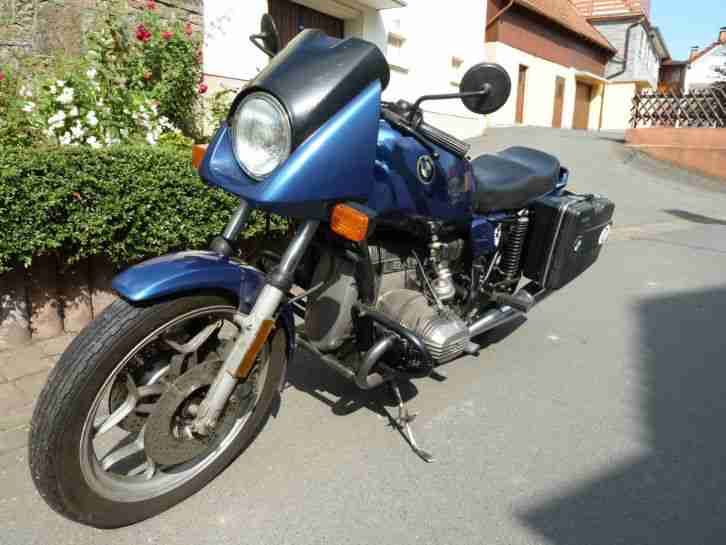 Oldtimer Motorrad BMW R 65 LS Boxer unfallfrei Bj. 1982 mit Brief + Koffern