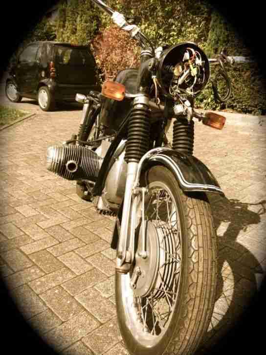 Oldtimer Motorrad BMW R75/5 professionell teilrestauriert alle Teile vorhanden!