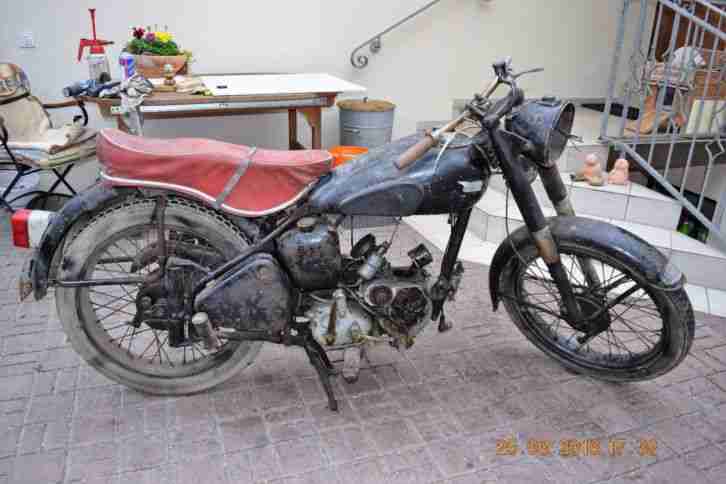 Oldtimer Motorrad BSA Rahmen C10, Motor C11,